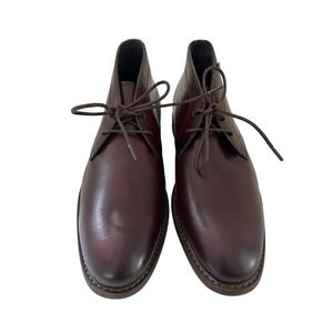 Moretti  GlenShoes Black label Size 9.5 D Mens Leather Ankle Boot - Burgundy